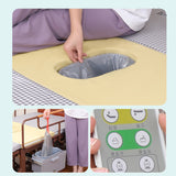 Two thirds flip nursing bed