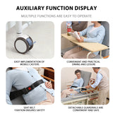 Voice controlled flushing and drying wheelchair bed