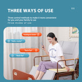 Two thirds flip nursing bed